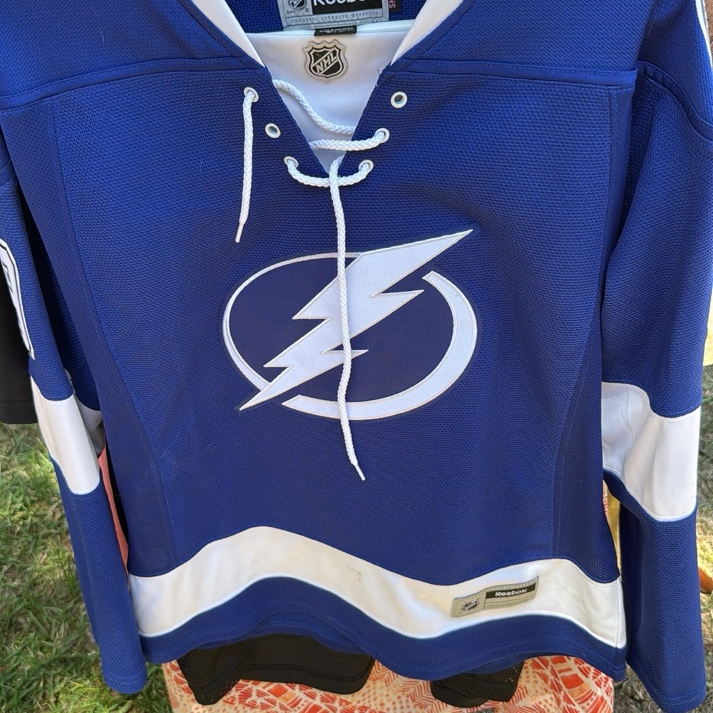 Blue and White Kids Jersey
